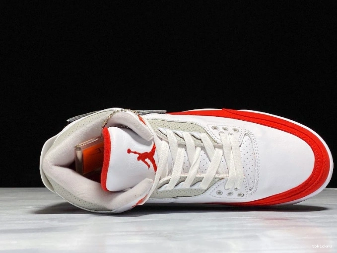 Rep TBkick Retro Air 3 University White Tinker Red Jordan CJ0939-100 0716